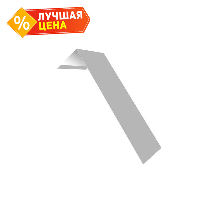 Планка примыкания внакладку 25х17х35х17 0,7 Zn