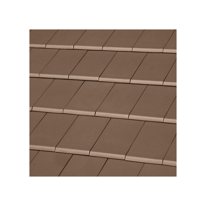 Керамическая черепица Flat 10, Chocolate, Tejas Borja